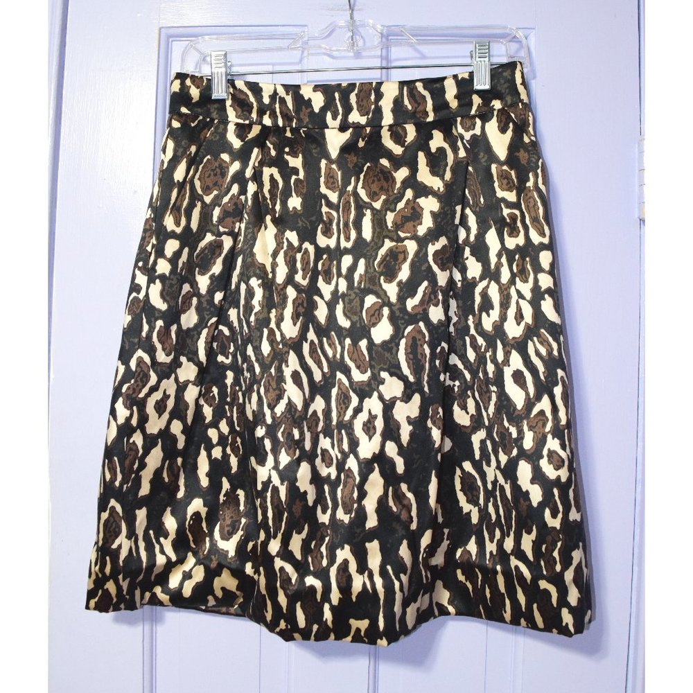 Banana Republic Silk Animal Print Skirt size 4